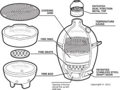 Big Green Egg Large + Nest+ Cover -The Bastard Verkoop image 658